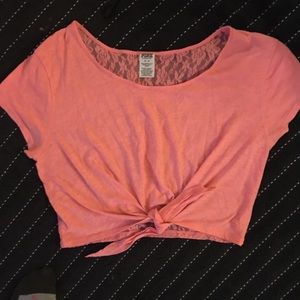 Pink Crop top